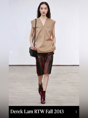 ✨ RARE DEREK LAM FALL 2013 RUNWAY SAMPLE VEST TOP ✨